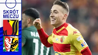 JAGIELLONIA - ŚLĄSK | SKRÓT | TRZY GOLE JAGI I NOWY LIDER! | Ekstraklasa 2023/24 | 24. kolejka