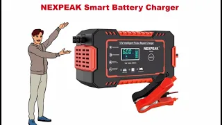 NEXPEAK Smart Battery Charger Review / Explain With Whiteboard Animation