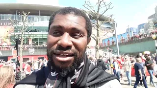 DLG REPPIN ARRIVING AT THE EMIRATES STADIUM 🏟 ON FINAL DAY SHOWDOWN 🔴⚪🔴⚪🔴