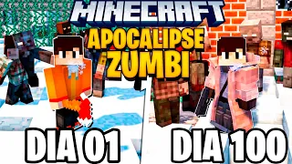 SOBREVIVI 100 DIAS UM APOCALIPSE ZUMBI NO MINECRAFT - O FILME