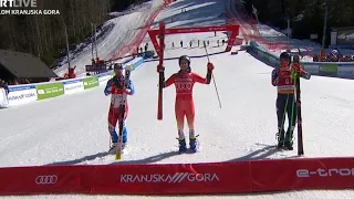 Ski Alpin Men's giant Slalom 2.run - Kranjska Gora Highlights