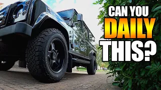 Can you DAILY DRIVE a DEFENDER? Good and Bad bits of using a 2.2 PUMA 110 as your EVERYDAY CAR