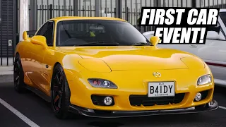 Taking the RX7 to Cars & Coffee Melbourne!