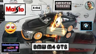 Unpacking | BMW M4 GTS | MAISTO escala 1:24 | Auto de metal diecast 🚕🚓🚗😎👌