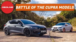 The BATTLE of CUPRA | CUPRA Leon 300 vs. SEAT Leon Cupra 280 (Sub8 Pack) Road Test