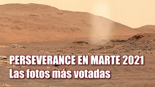 Perseverance rover en Marte: Las fotos más votadas de 2021