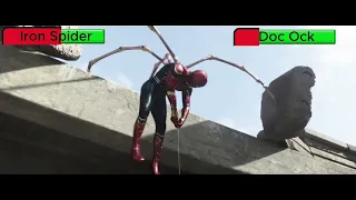 Iron Spider vs Doc Ock with Healthbars