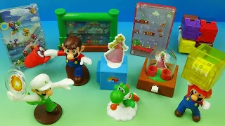 2018 SUPER MARIO set of 10 McDONALD'S HAPPY MEAL COLLECTIBLES VIDEO REVIEW