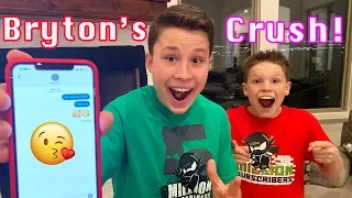 I text my Crush for the first time!