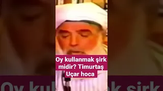 oy kullanmak şirk midir? Timurtaş Uçar hoca. #islam #tevhid #shorts