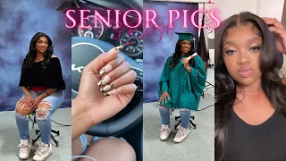 Senior Pictures GRWM || Makeup, Hair, etc || Class of 24