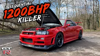 THE FINAL BOSS.. 1200BHP SEQUENTIAL NISSAN SKYLINE R34 GTR