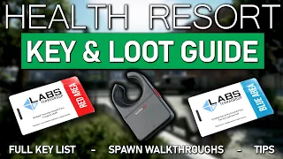 Health Resort Guide - Key Guide - *ALL* LEDX Spawns (+Red/Blue Keycard Spawns) | Escape From Tarkov