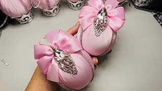 How to make Christmas ornaments. Step by step