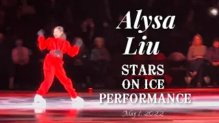 Alysa Liu Run2U Stars on Ice Tour 2022 New York UBS Arena