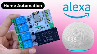 DIY Smart & Manual Home Automation using Alexa & ESP8266