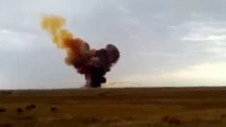 Crash rocket 'Proton M' with 3 Glonass    Аварийный пуск 'Протон М'  02 07 2013