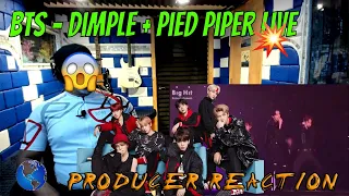 BTS   Dimple + Pied Piper Live - Producer Reaction