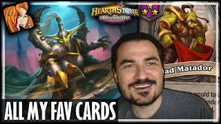 A BUILD WITH ALL MY FAV CARDS! - Hearthstone Battlegrounds