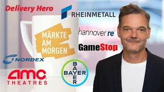 Märkte am Morgen: Gamestop, AMC, Bayer, Nordex, Hannover Rück, Rheinmetall, Delivery Hero