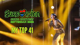 MY TOP 41: Eurovision 2020
