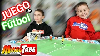 Partido con nuestro juego de fútbol Playmobil