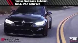 Remus F80 BMW M3 + F82 BMW M4 Catback Exhaust System Sound Sample