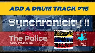 Add a Drum Track #15 Synchronicity II The Police #drumcover #onlinedrums #stewartcopeland #drumming