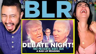 DEBATE NIGHT 2020! | Bad Lip Reading 1st Presidential Debate | Reaction by Jaby Koay & Tamara Dhia