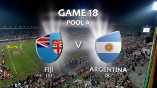 Fiji vs Argentina Dubai 7s 2015/16