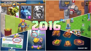 ¡Así era Clash Royale en el 2016! | Curiosidades y cosas eliminadas