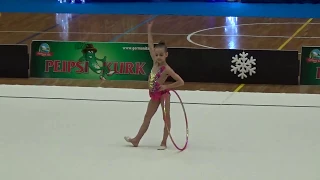 Dārija Gončarova hoop 2008  Christmas Cup 2017, Tallinn