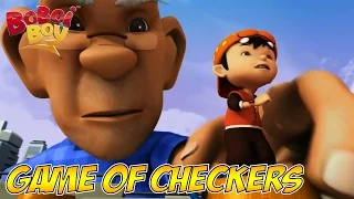 BoBoiBoy (English)  S1E9 | Giant Game of Checkers