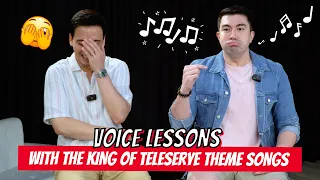 VOICE LESSONS WITH THE 'KING OF TELESERYE THEME SONGS' ERIK SANTOS | Luis Manzano