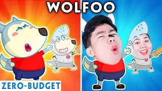 Wolfoo Characters In Real Life - Wolfoo With Zero Budget | Funniest Moments of Wolfoo