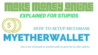 How to make ERC-20 standard ether wallet address and use it with myetherwallet and metamask for ICO