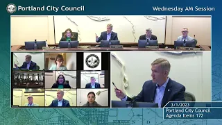 Portland Mayor Ted Wheeler halts meeting as testy exchange over tent ban derails agenda