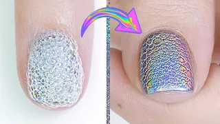 WOW! HOLO BUBBLE NAILS!