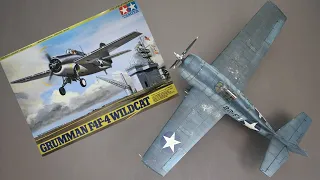 1/48 Tamiya F4F-4 Wildcat Model Airplane Build