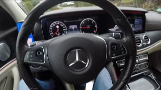 Mercedes E220d 0-100 0-200 GPS Acceleration and slides