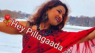 Dancing In The Snow On One Of My Favorite Tunes Of Telugu Movie.Fidaa Song.Hey Pillagaada