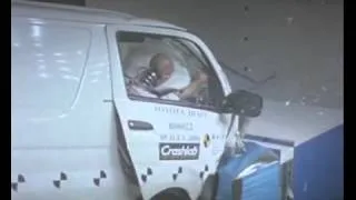 Toyota Hiace 2005 ANCAP Crash Test 3 stars   YouTube