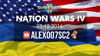 Nation Wars Ro16 - США vs Украина RE - StarCraft 2 LotV