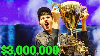 Bugha *WINS* Fortnite World Cup SOLOS Finals!! ($3,000,000)