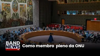 Conselho de segurança debate adesão da Palestina | BandNews TV