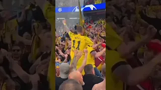 PSG 🇨🇵 0-1 BVB DORTMUND 🇩🇪 FANS & TEAM CELEBRATION 💛🖤 PARC DES PRINCES PARIS 🎉 ROAD TO WEMBLEY 2024🏆