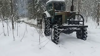 Работа в лесу.Т40.