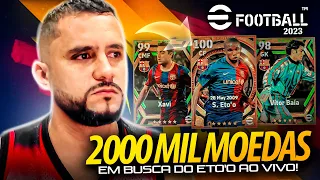 🚨🔥 SEXTOU AO VIVO COM D.R 18 GAMER | PACK OPENING EM BUSCA DO ETO´O BIG TIME | EFOOTBALL 2023