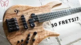 30 FRETS Custom Fodera Bass 👀🦋