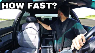 How fast can you drive a manual BMW in REVERSE? (DON'T TRY THIS AT HOME)